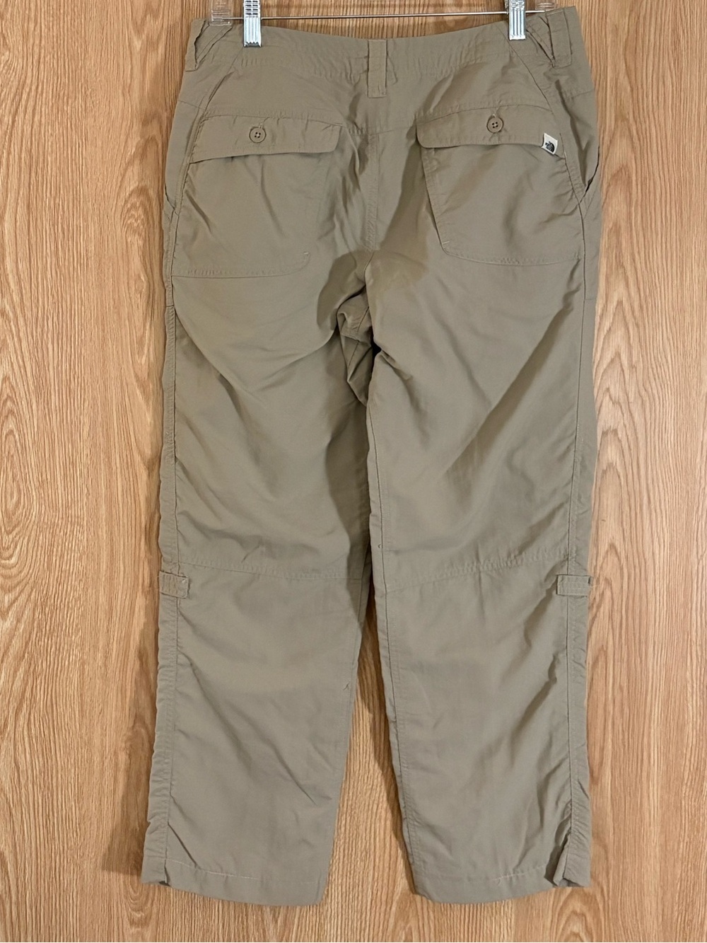 The North Face Khaki Drawstring Nylon Hiking Pants - Picture 2 of 8
